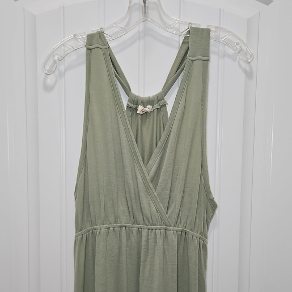 POL Sage Green Never Better Felt Soft Maxi Dress - Picture 3 of 12